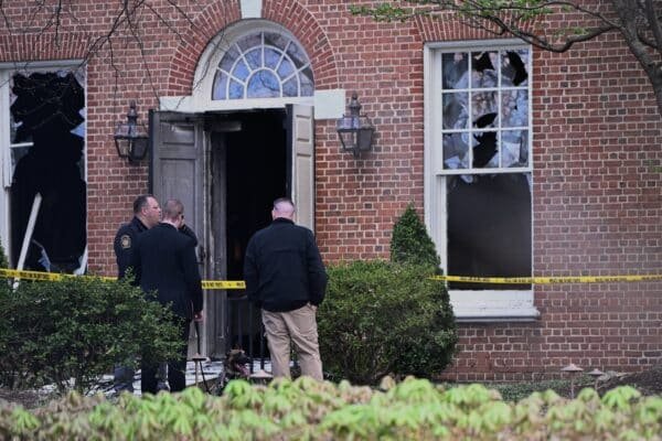Photo: The researchers are on stage after a night fire in the official residence of the governor on Sunday, April 13, 2025 in Harrisburg, pa.