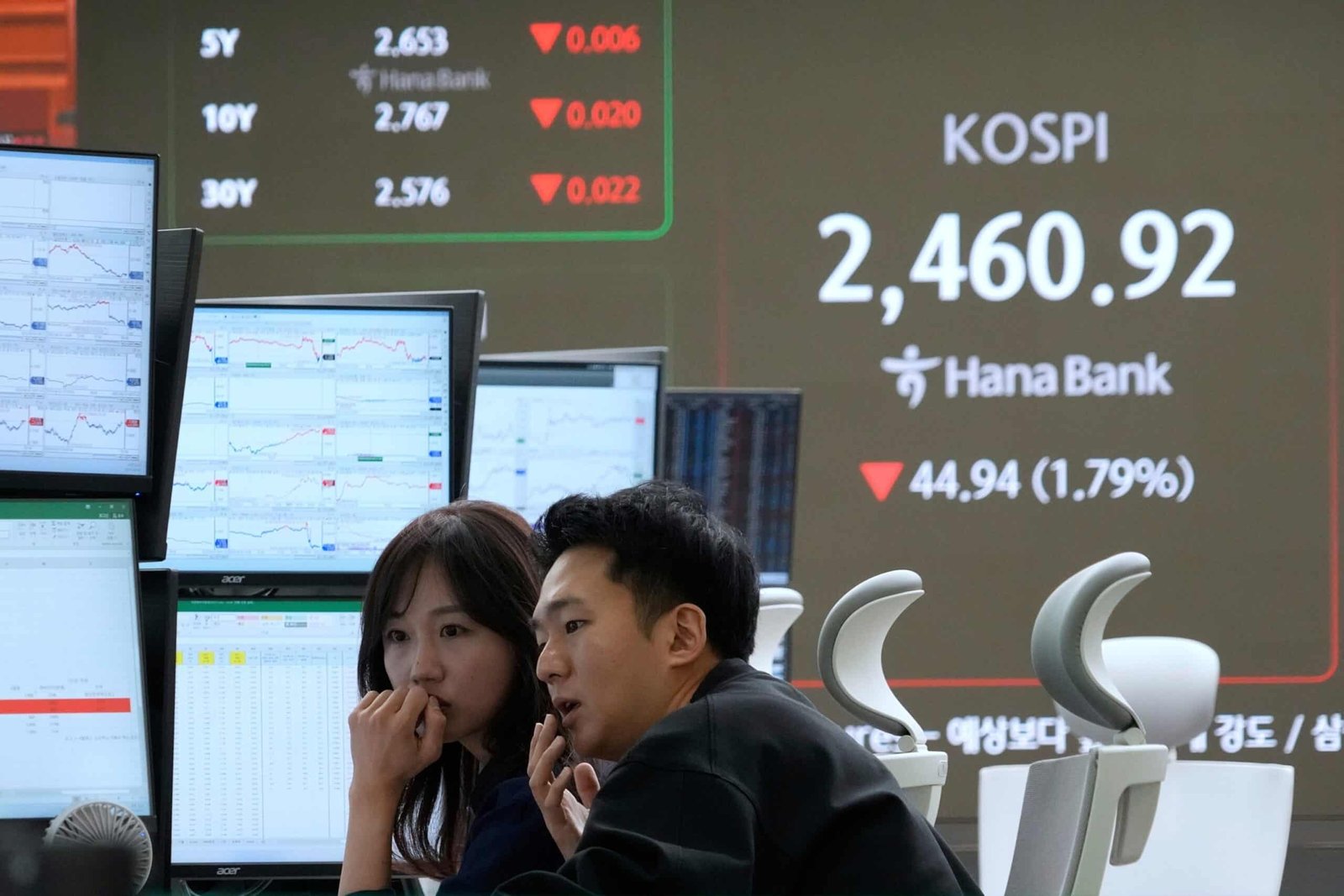 World leaders exploit Trump's tariffs while markets fall