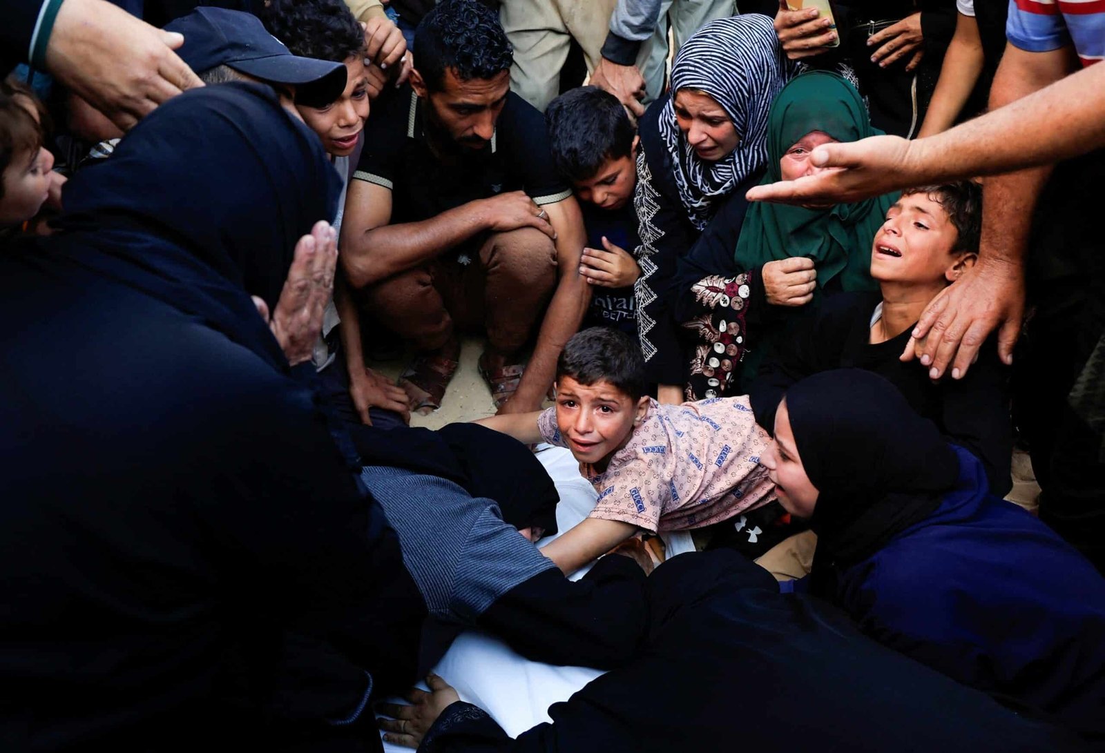 Gaza's pediatrician and mother lose 9 of 10 children after the Israeli plane hits their home, says the hospital