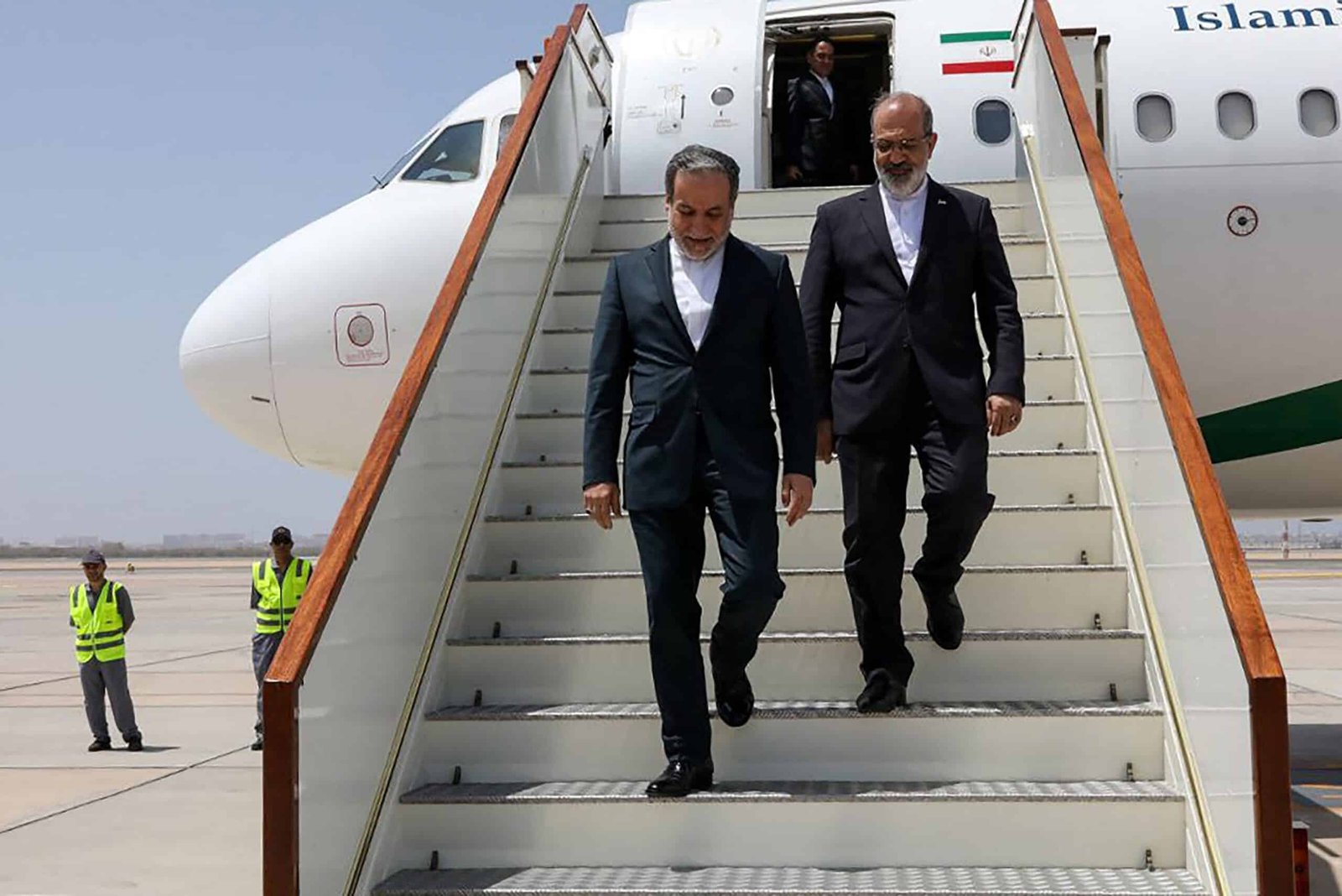 Iran's main diplomat arrives at indirect nuclear conversations with us in Oman