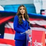 Noem exploits 'weak' European leaders, stumps for the conservative candidate in Poland
