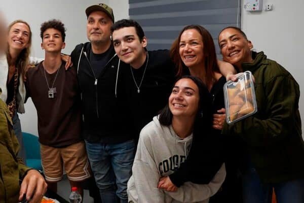 The parents of the US hostages.