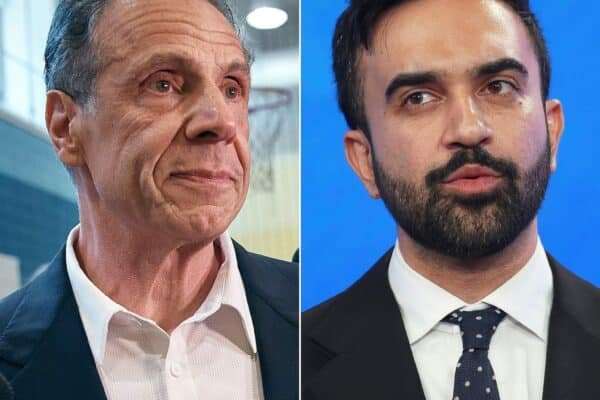Photo: New York Mayor candidate, Andrew Cuomo in New York City, June 24, 2025 and the mayor's candidate Zohran Mamdani in New York City, June 4, 2025.