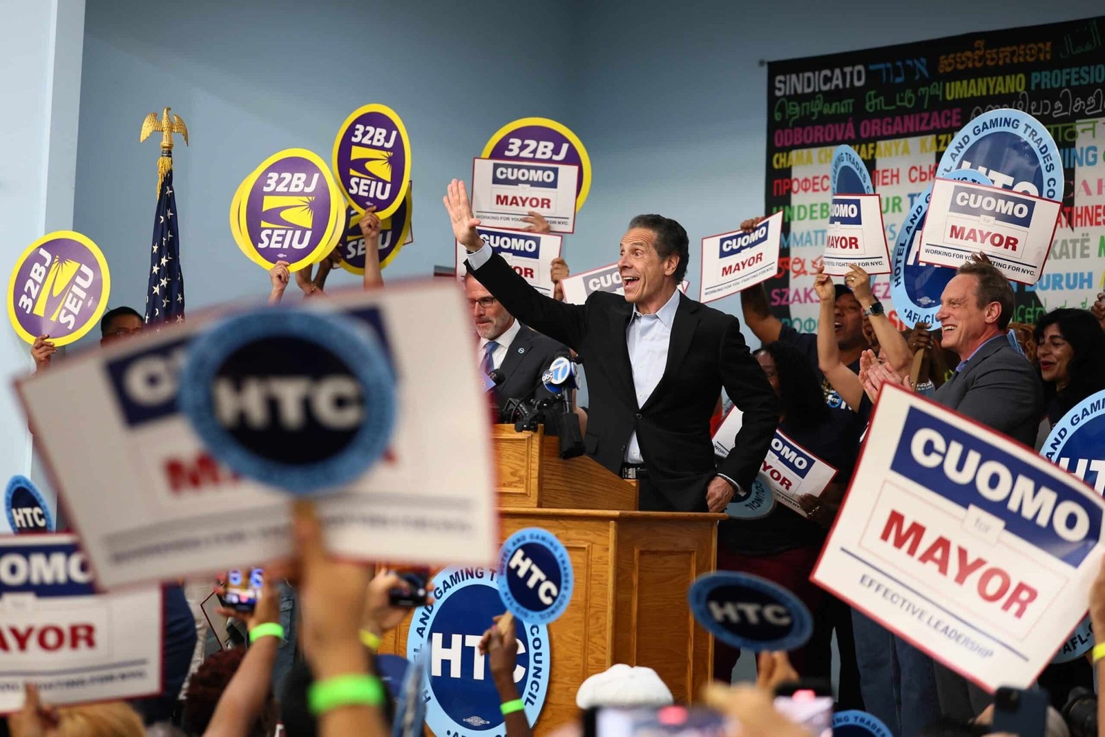 The candidates for mayor of New York City share final arguments about facing Trump