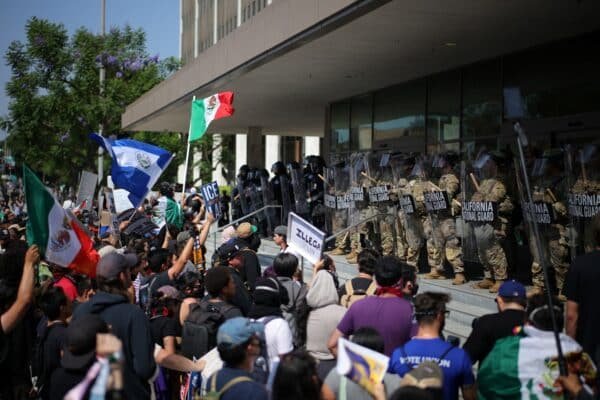 Trump has made a series of statements about Los Angeles's protests. Here is the context.