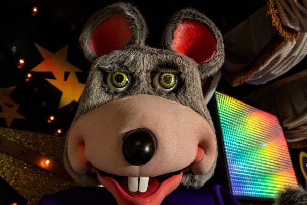 Photo: A Pet of Chuck E. Cheese in Tallahassee, Florida, with a costume as one that is shown here, was arrested on July 23, 2025, at work and accused of stealing a client's debit card, according to a police report.