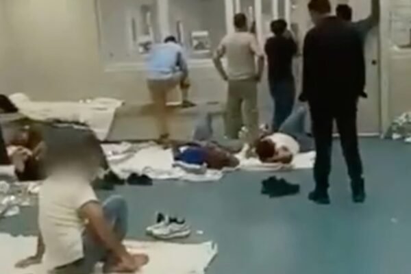 'Like dogs': The video seems to show migrants celebrated in federal construction in New York