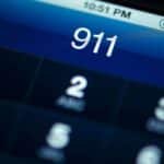 Photo: 911 is shown on the screen of a smartphone in a file photo without date.