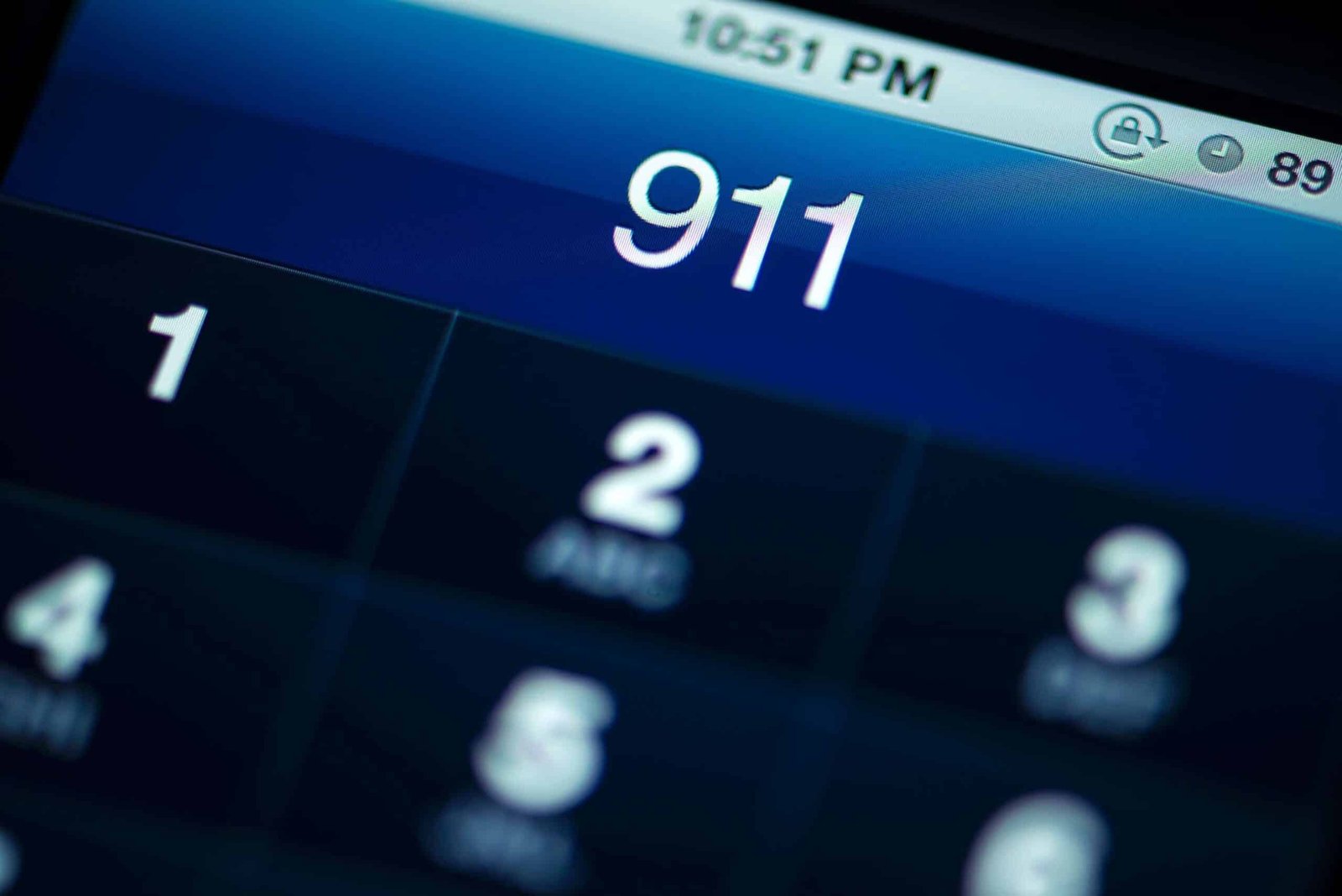 Photo: 911 is shown on the screen of a smartphone in a file photo without date.