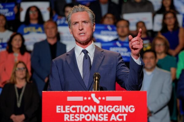 California will advance with the districts redistribution vote to counteract Texas, says Newsom