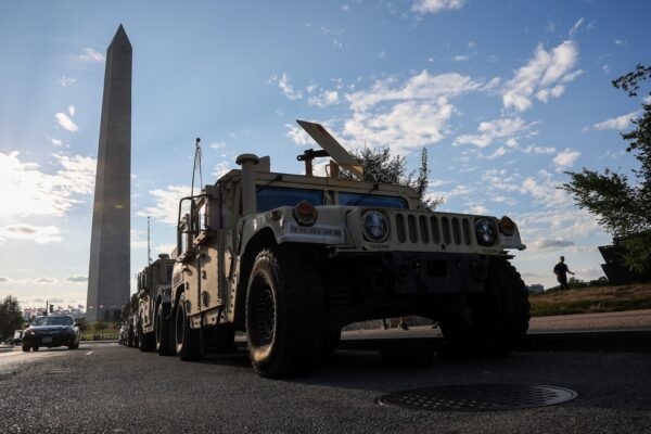 Photo: Trump increases the federal presence of the application of the law, the National Guard in the capital of the Nation unfolds