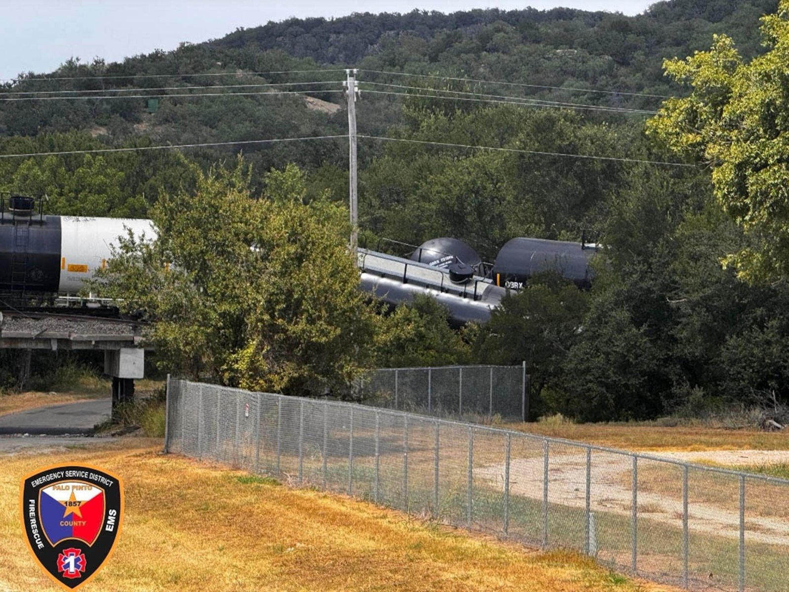 Train with possible derailments of hazardous materials in Palo Pinto, Texas: officials