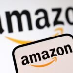 PHOTO: FILE PHOTO: The illustration shows the Amazon logo