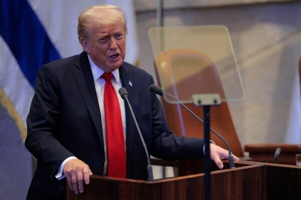 Trump touts 'historic dawn of new Middle East' in Knesset speech